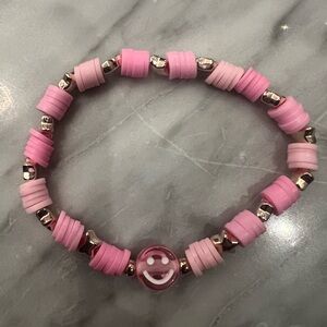 Handmade Pink Bracelet